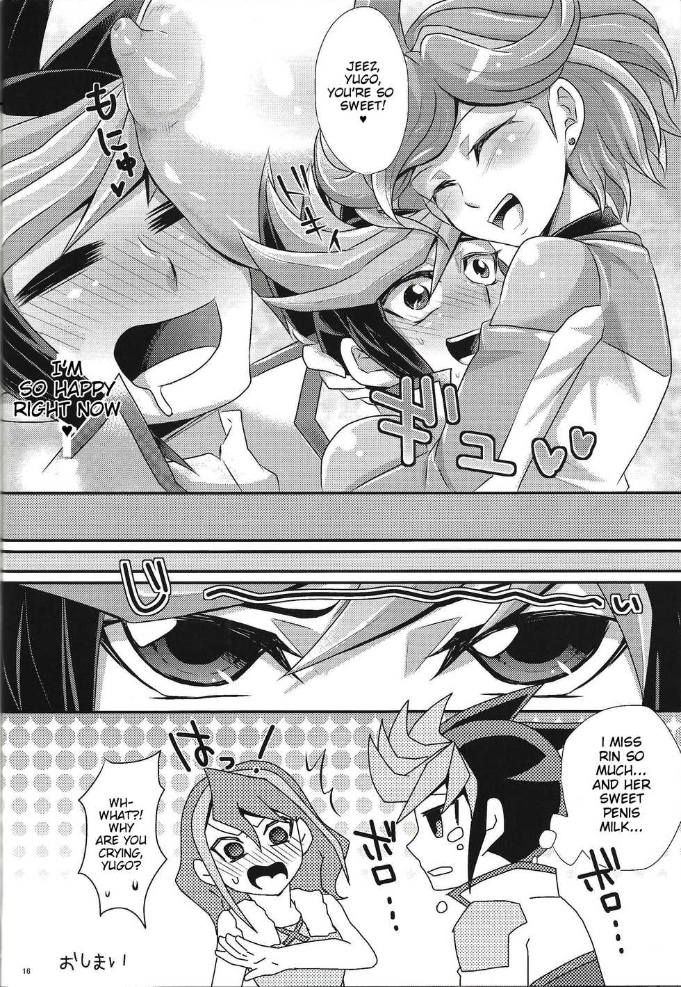 (Futaket 11.5) [HEATWAVE, Gyunyu-Gekijo (Kaitou Yuuhi, Gyunyu)] ACME of Smile! (Yu-Gi-Oh! ARC-V) [English] - Page 15