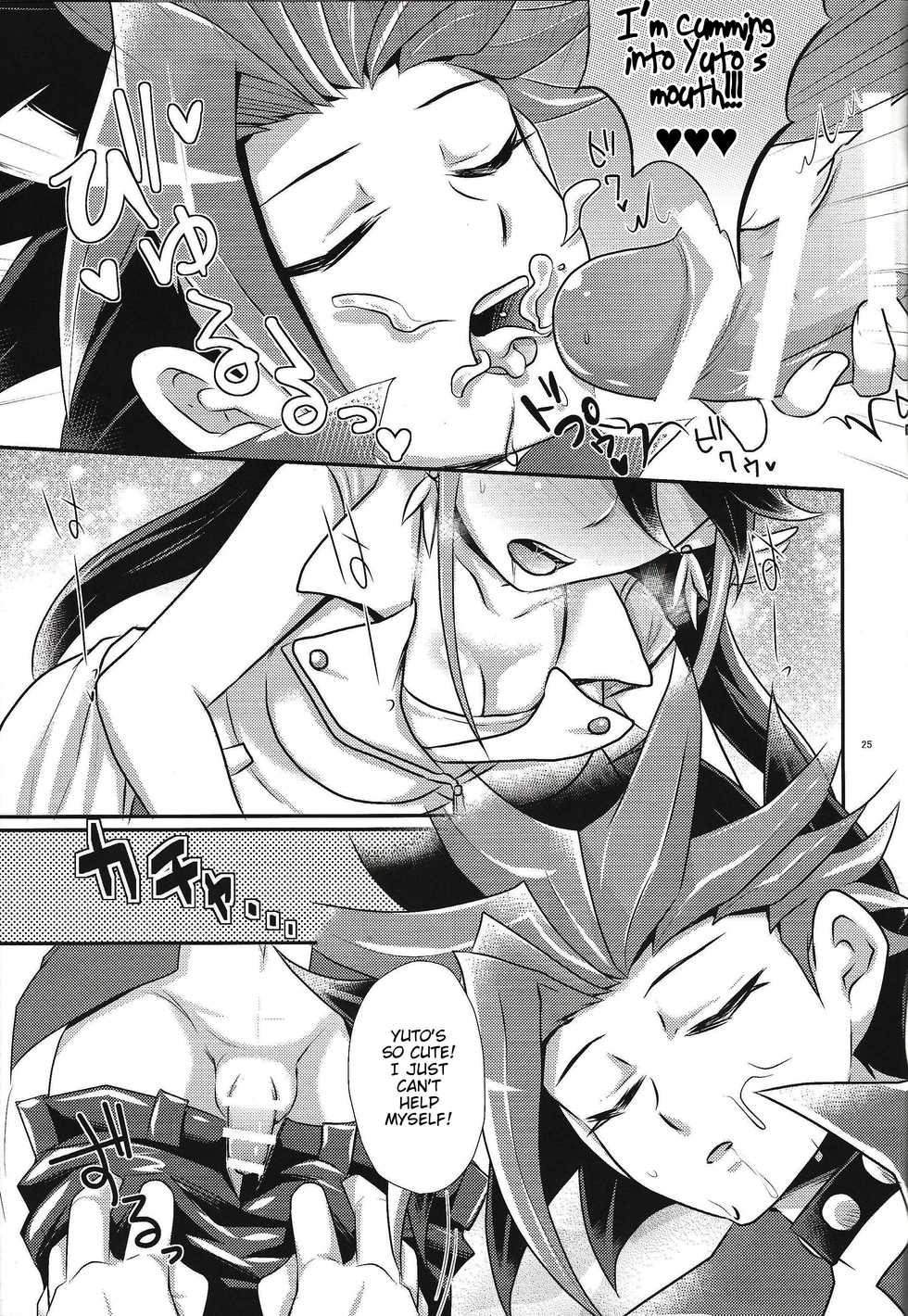 (Futaket 11.5) [HEATWAVE, Gyunyu-Gekijo (Kaitou Yuuhi, Gyunyu)] ACME of Smile! (Yu-Gi-Oh! ARC-V) [English] - Page 24