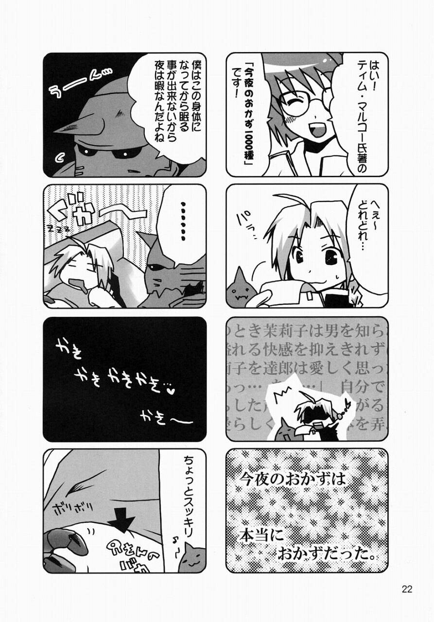(C65) [UGEMAN (Aiyama Toshikazu, RT., Ugeppa)] Nerima (Full Metal Alchemist) - Page 21