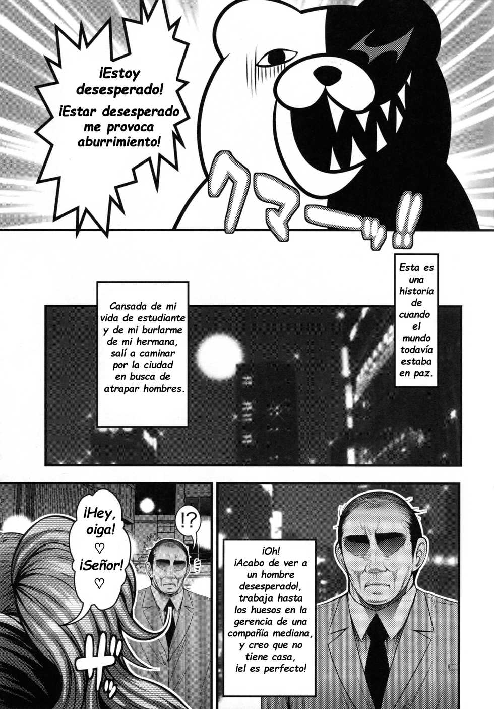 (C86) [Circle Roman Hikou (Taihei Tengoku)] Zetsubou Bitch (Danganronpa) [Spanish] [Yumrod] - Page 4