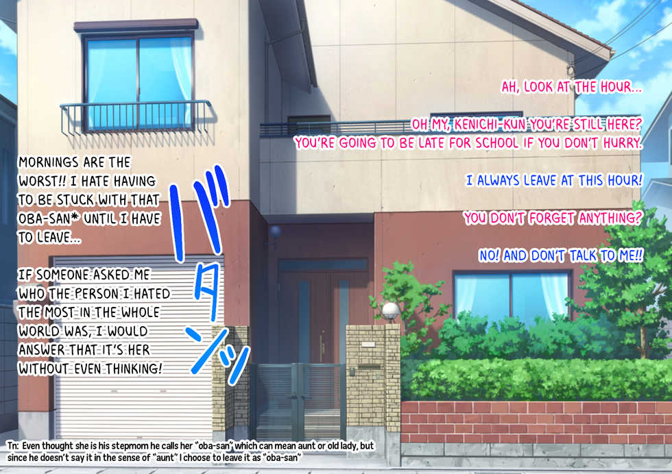 [Stand Erection] Musuko Kanzen Haiboku! Iyarashii Okaa-san no Yuuwaku Kuchidome Sex [English] [Otokonoko Scans] - Page 2