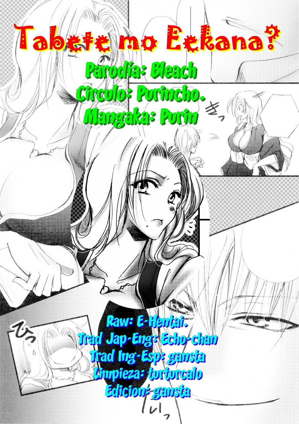 (C81) [Purincho. (Purin)] Tabete mo Eekana? (Bleach) [Spanish] [ganstatrad] - Page 23