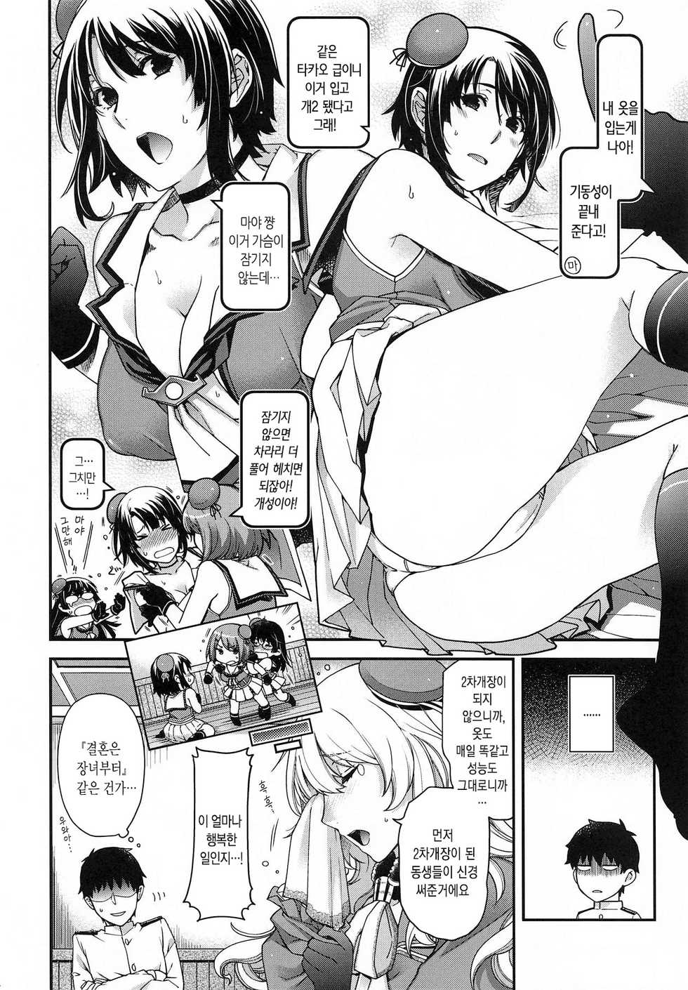 (SC2019 Summer) [HMA (Hiyoshi Hana)] Onegai Teitoku! | 부탁해요 제독님! (Kantai Collection -KanColle-) [Korean] [Mercury] - Page 5