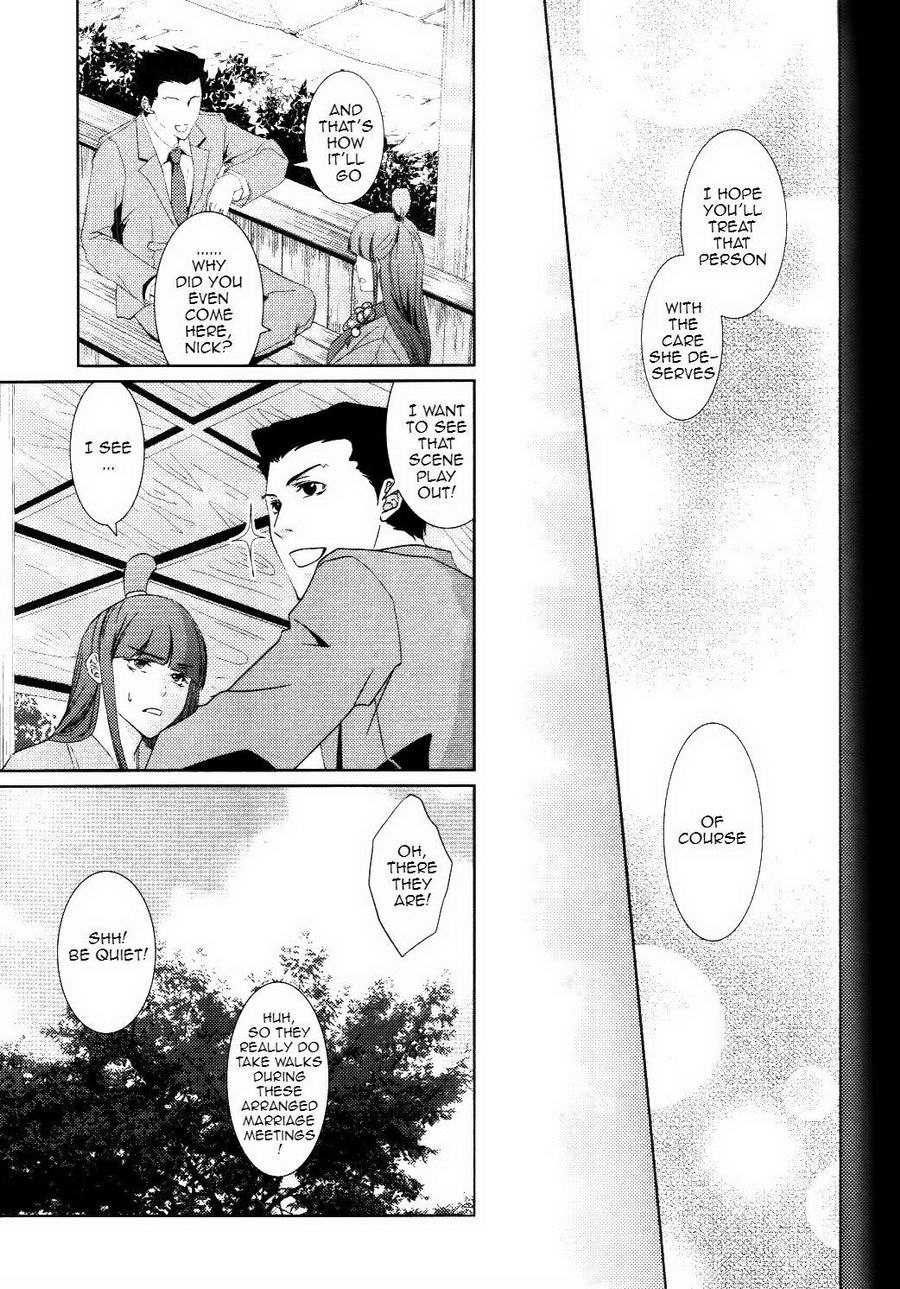 (SUPER22) [Byakuya (Yukari)] Honjitsu wa Ohigara mo Yoku. (Ace Attorney) [English] - Page 13