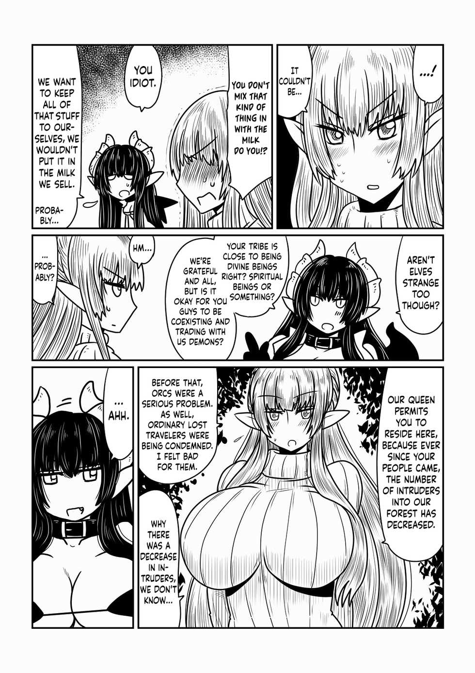 [Hroz] Elf-san to Succubus-san. | An Elf And A Succubus. [English] {Erelzen} [Digital] - Page 4