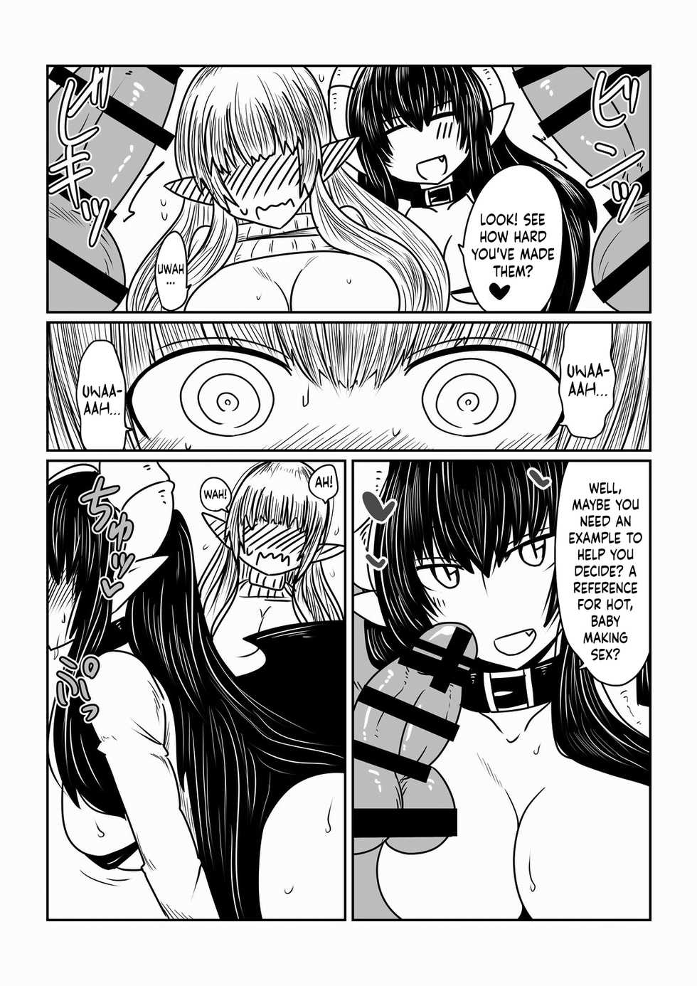 [Hroz] Elf-san to Succubus-san. | An Elf And A Succubus. [English] {Erelzen} [Digital] - Page 9