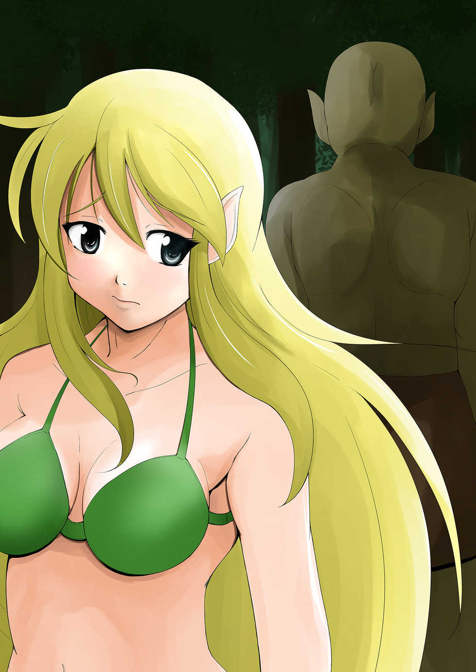 [Iwashita Shoten (Iwashita)] Elf to Orc no Irekawari Dark Bon [Chinese] [魔劍个人汉化] [Digital] - Page 2