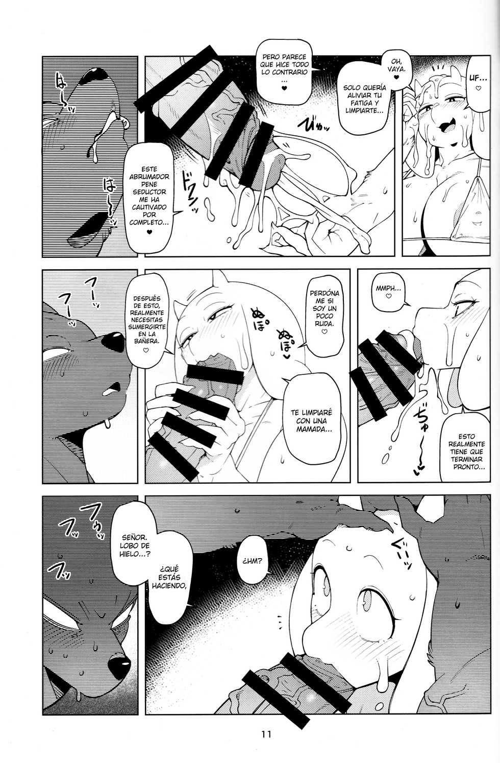(Kemoket 8) [Kemono Ekaki no Kousoku 2 (Sindoll)] MomMomToriSoap (Undertale) [Spanish] [Kamus2001] - Page 11