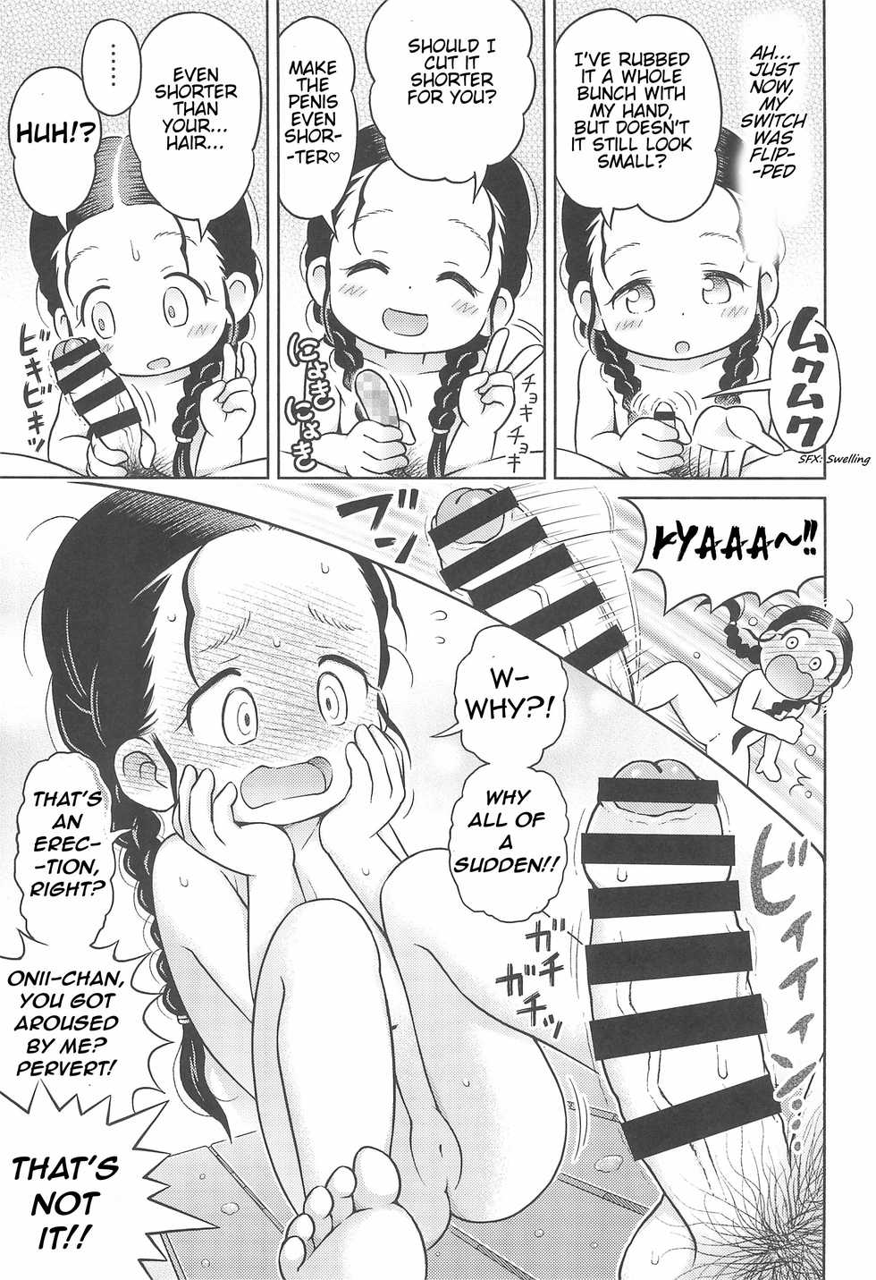 (C93) [Sexual Khorosho (Lasto)] Imouto ga Furoba de Omoikkiri Ijikurimawashitekita. [English] - Page 7
