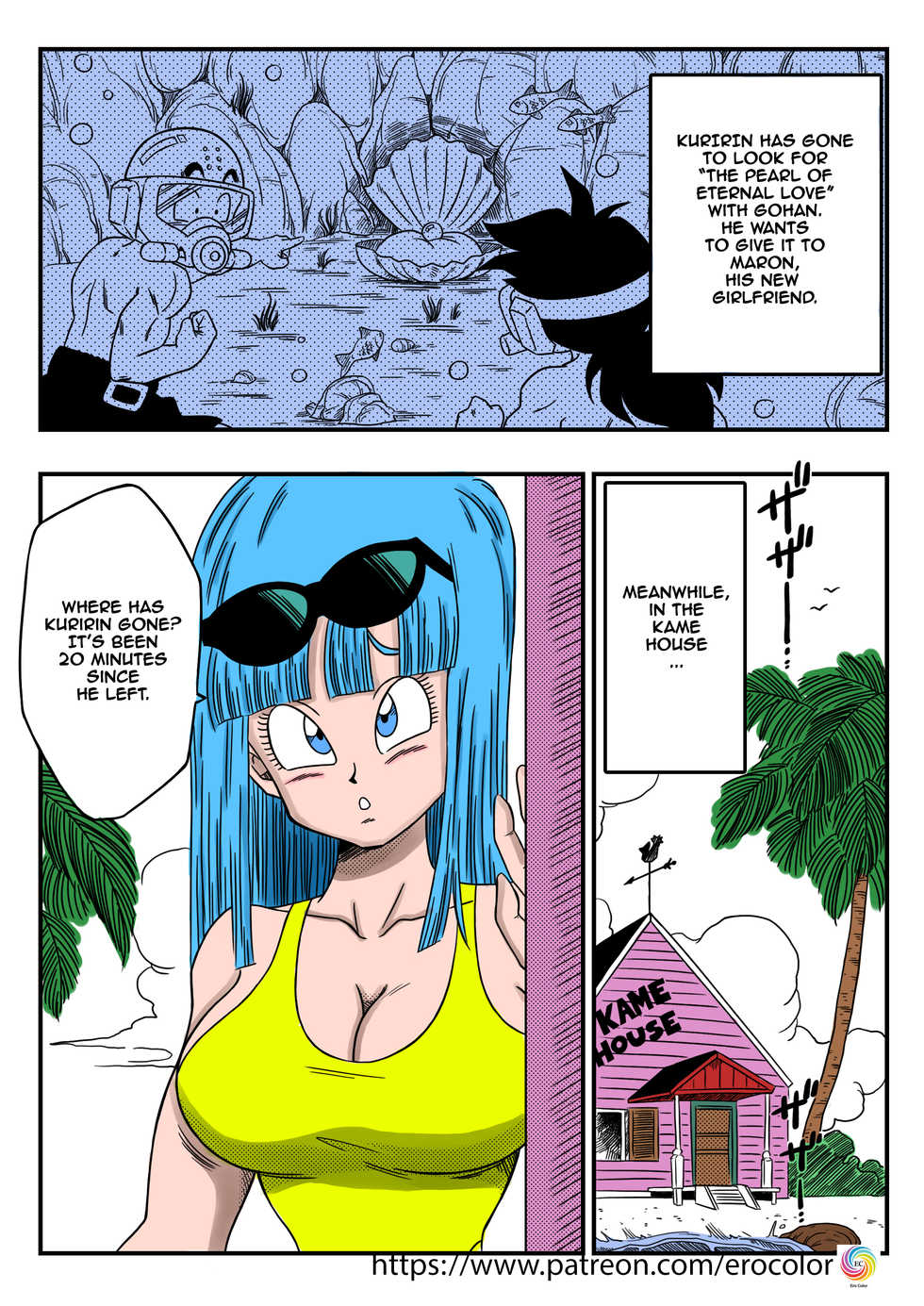 [Yamamoto] BITCH GIRLFRIEND (Dragon Ball Z) [English] [Colorized] - Page 2