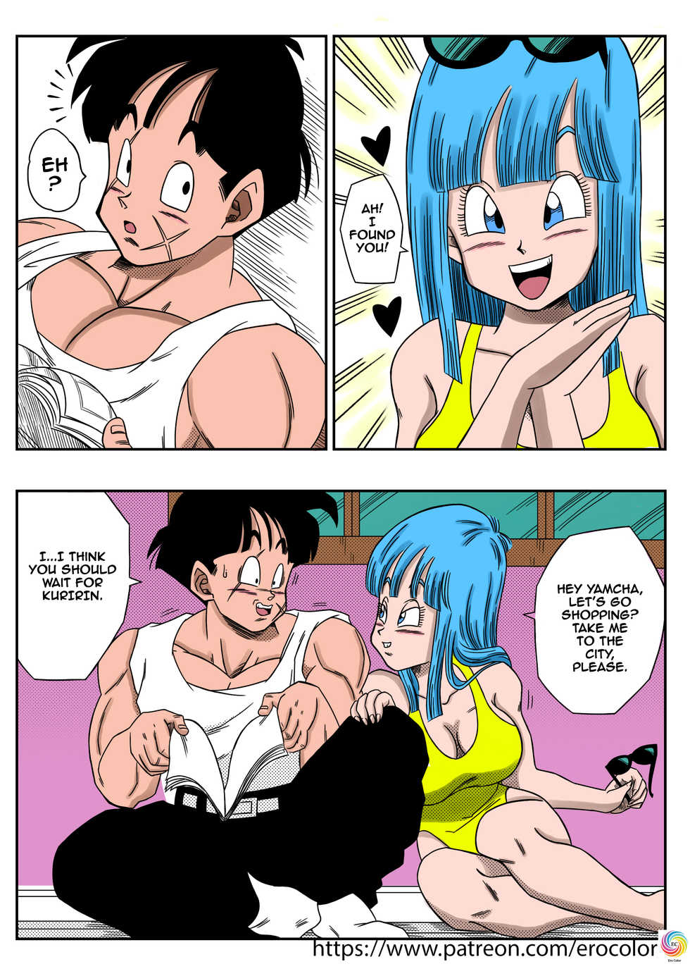 [Yamamoto] BITCH GIRLFRIEND (Dragon Ball Z) [English] [Colorized] - Page 4