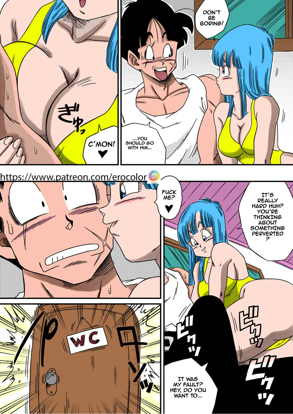 [Yamamoto] BITCH GIRLFRIEND (Dragon Ball Z) [English] [Colorized] - Page 5