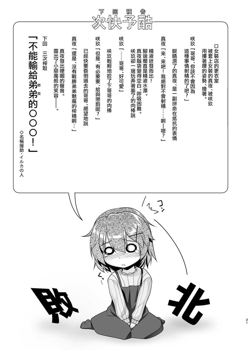 [High-Spirit (Aogiri Penta)] Succubus no Sakushu nanka ni Nii-chan wa Makenai!! 2 [Chinese] [瑞树汉化组] [Digital] - Page 21