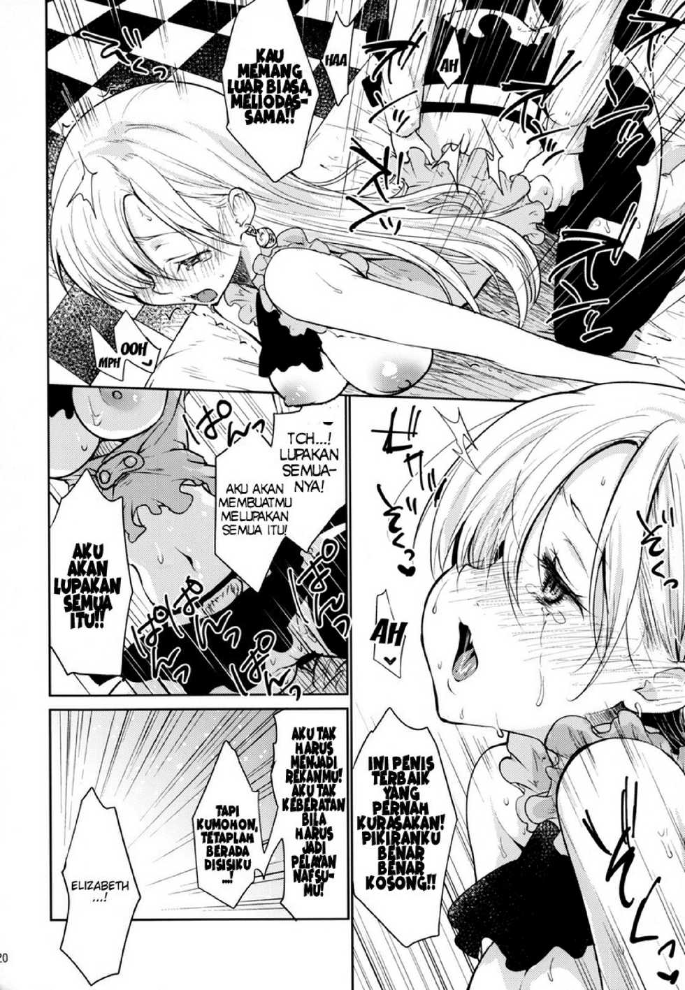 (C88) [Kaze no Gotoku! (Fubuki Poni, Fujutsushi)] Innocent -Muchi no Tsumi- (Nanatsu no Taizai) (Bahasa Indonesia) - Page 19