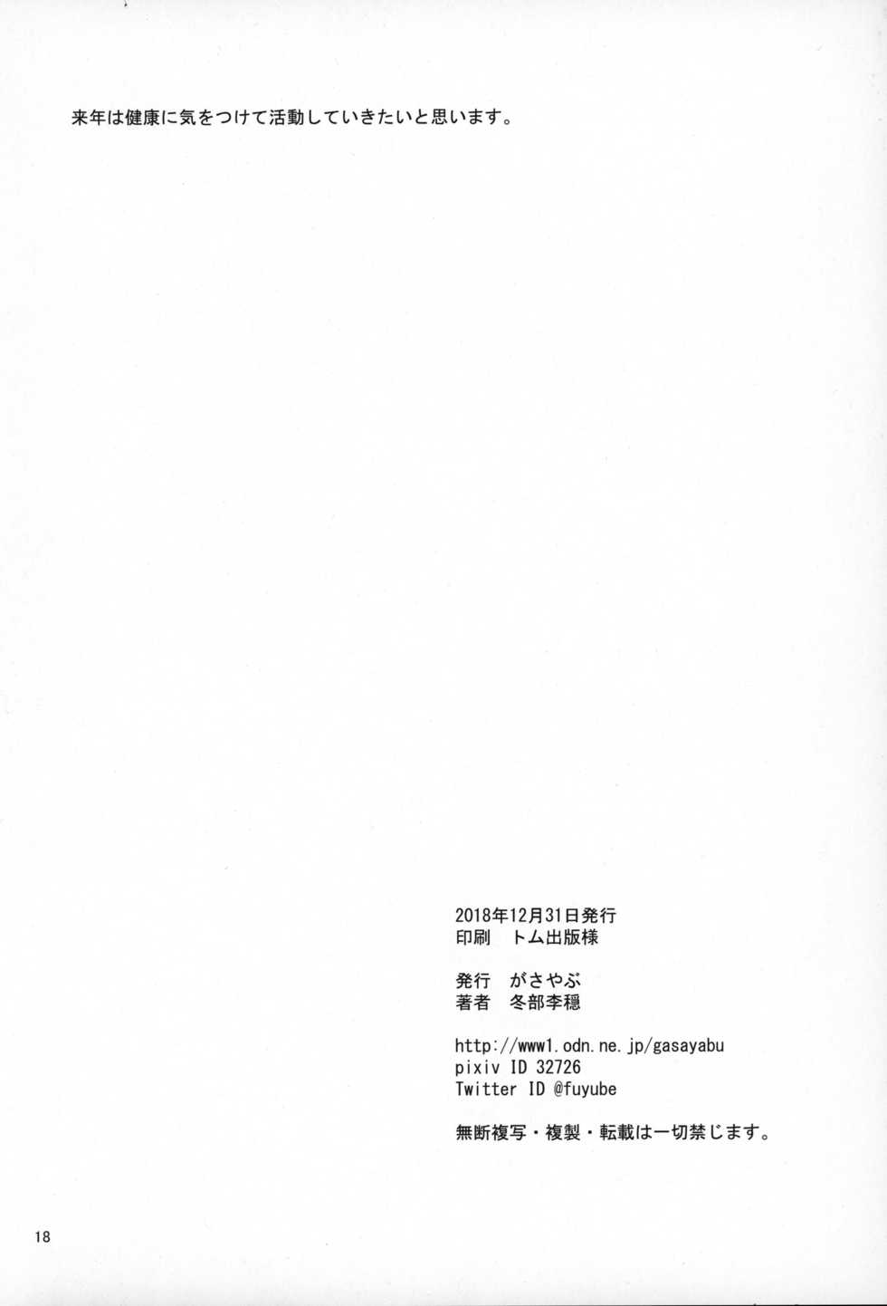 (C95) [Gasayabu (Fuyube Rion)] Ritsu Pai Pineapple (THE IDOLM@STER) - Page 17