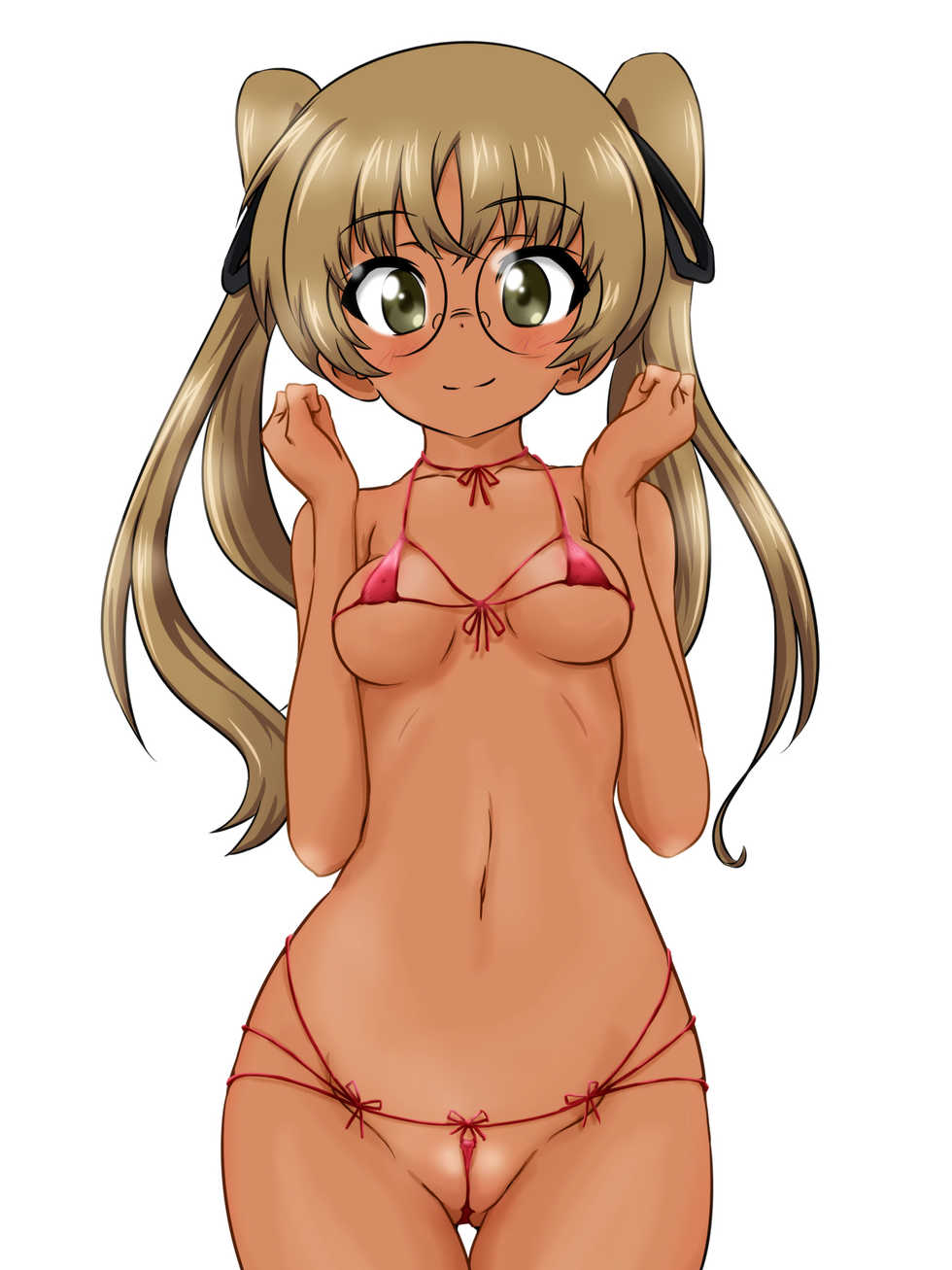 [Fechisupi] The Hiyake Ato - Hiyake Shita Onnanoko no Video Package-fuu CG Shuu (Girls und Panzer) - Page 33