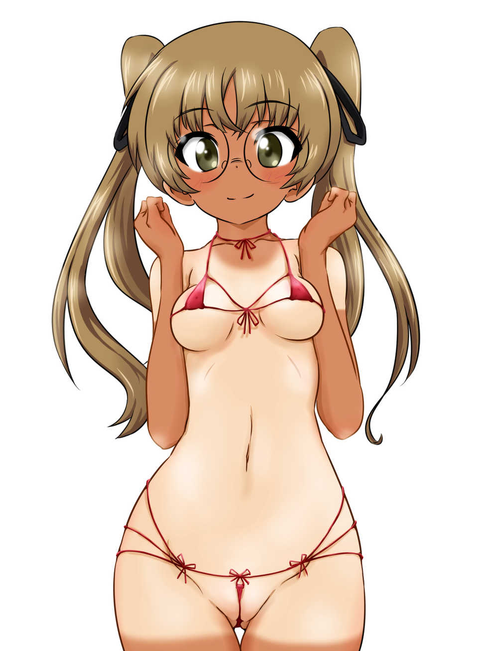 [Fechisupi] The Hiyake Ato - Hiyake Shita Onnanoko no Video Package-fuu CG Shuu (Girls und Panzer) - Page 36