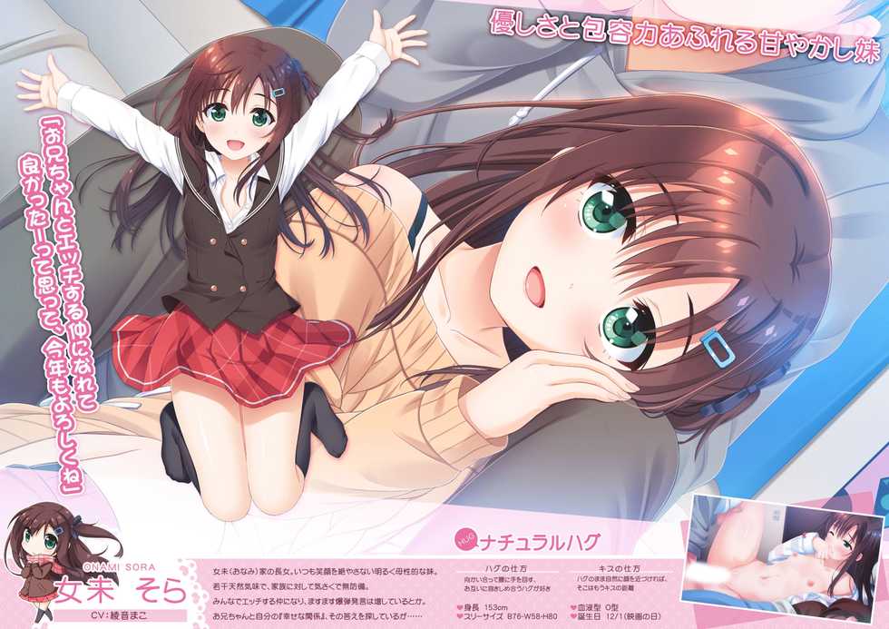 Onii-chan, Asa Made Zutto Gyu te Shite! Yoru Made Motto Ecchi Shite! Visual Guide Book - Page 3