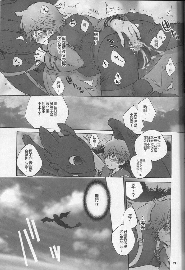 (C79) [Kon'na Tokoro no Kin'niku made Kitaeru nante... (Sugoi Kin'niku)] BEST PARTNER3 (How to Train Your Dragon) [Chinese] [逃亡者x新桥月白日语社汉化] - Page 20