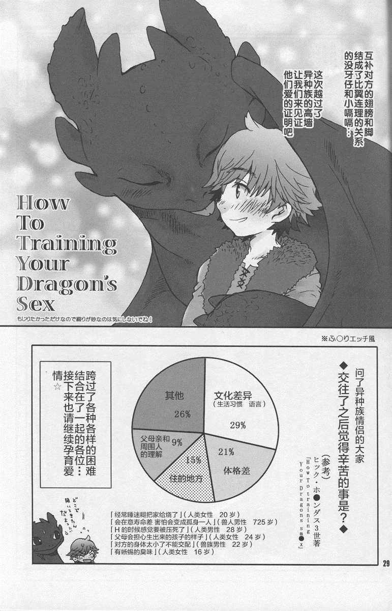 (C79) [Kon'na Tokoro no Kin'niku made Kitaeru nante... (Sugoi Kin'niku)] BEST PARTNER3 (How to Train Your Dragon) [Chinese] [逃亡者x新桥月白日语社汉化] - Page 30
