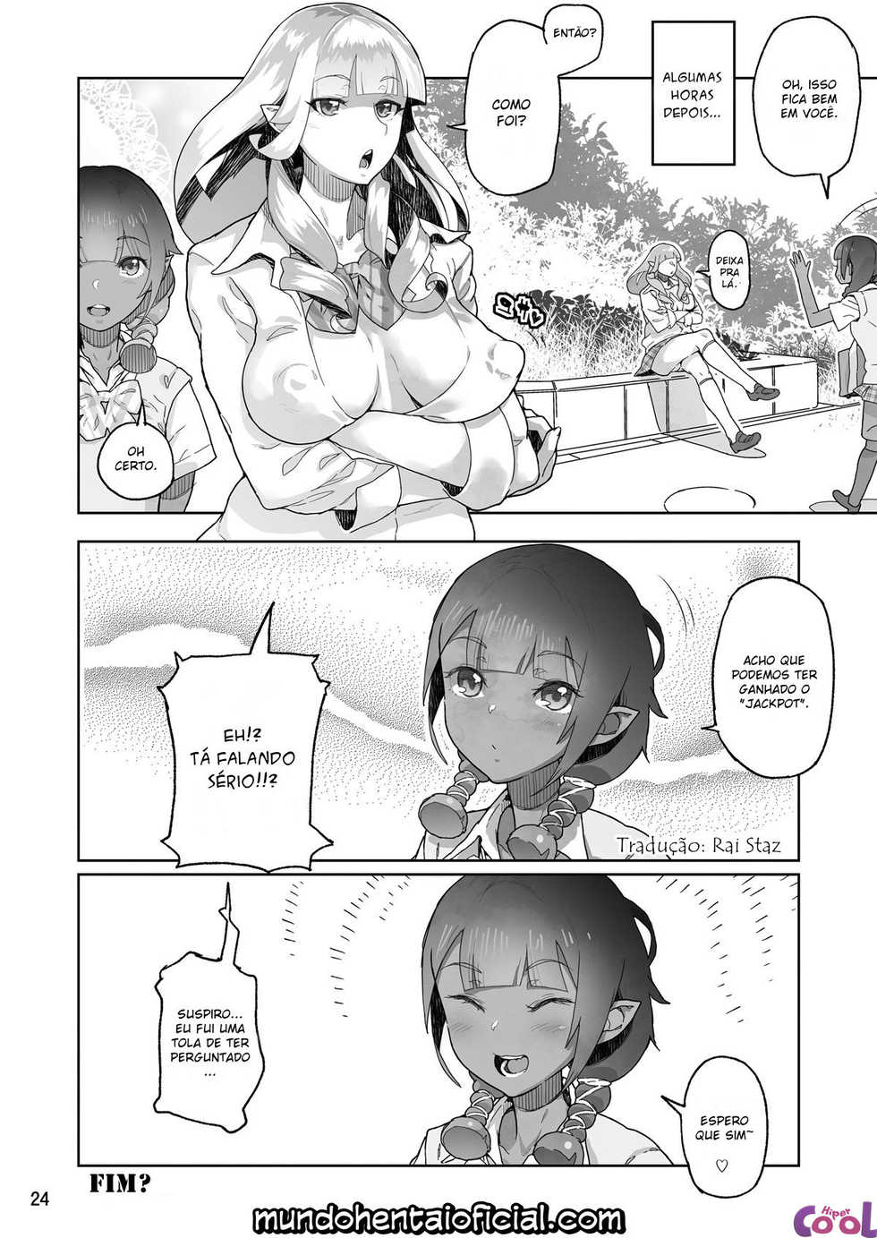 [Kurohonyasan (Yamashita Kurowo)] Isekai Enkou [Portuguese-BR] [Rai Staz] [Digital] - Page 23