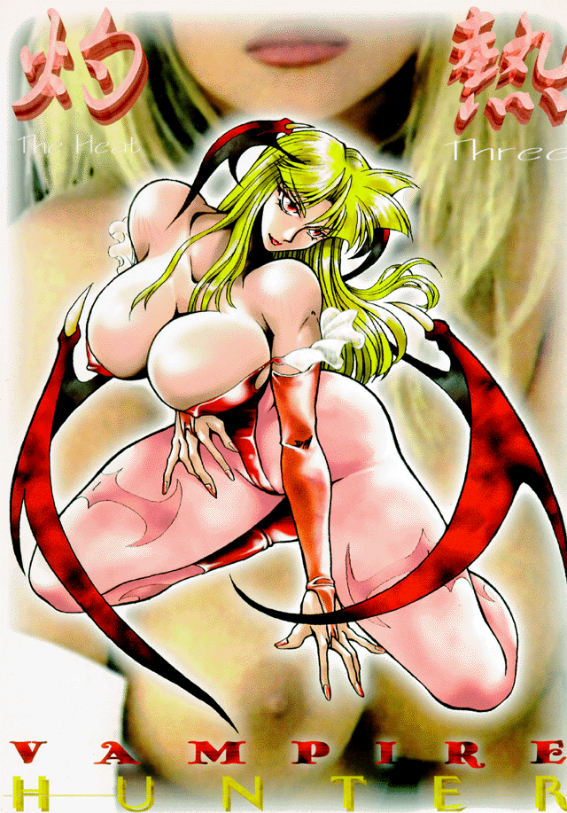(C48) [Yuriai Kojinshi Kai (Yuri Ai, Hasebe Kazunari)] THE HEAT THREE (Darkstalkers) - Page 1