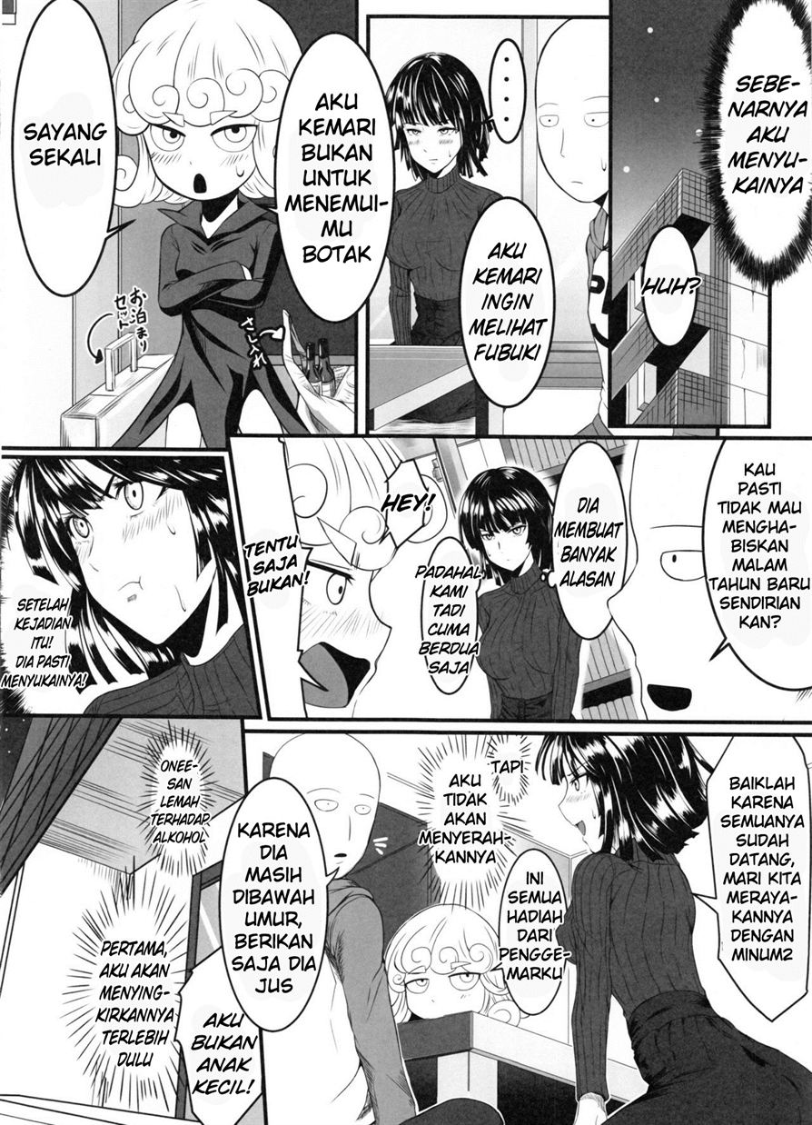 (C91) [Uchuu ☆ Porta (Kawa)] Dekoboko Love sister 2-gekime (One Punch Man) [Indonesian] - Page 5