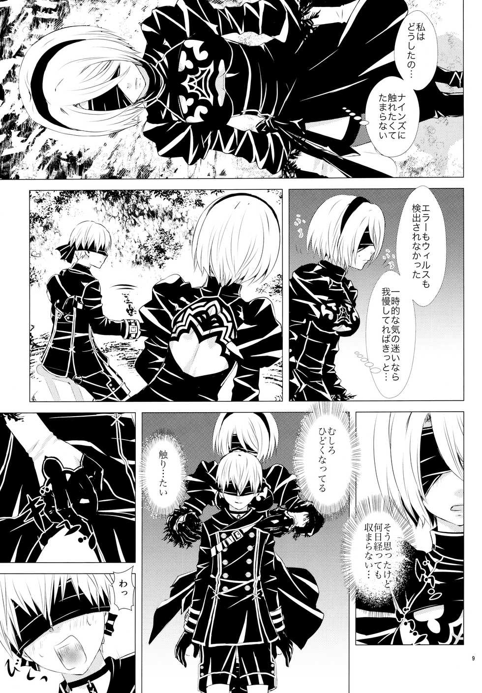 (C93) [Usagizadou (Enu, Rua)] Sei no honnou (NieR: Automata) - Page 8