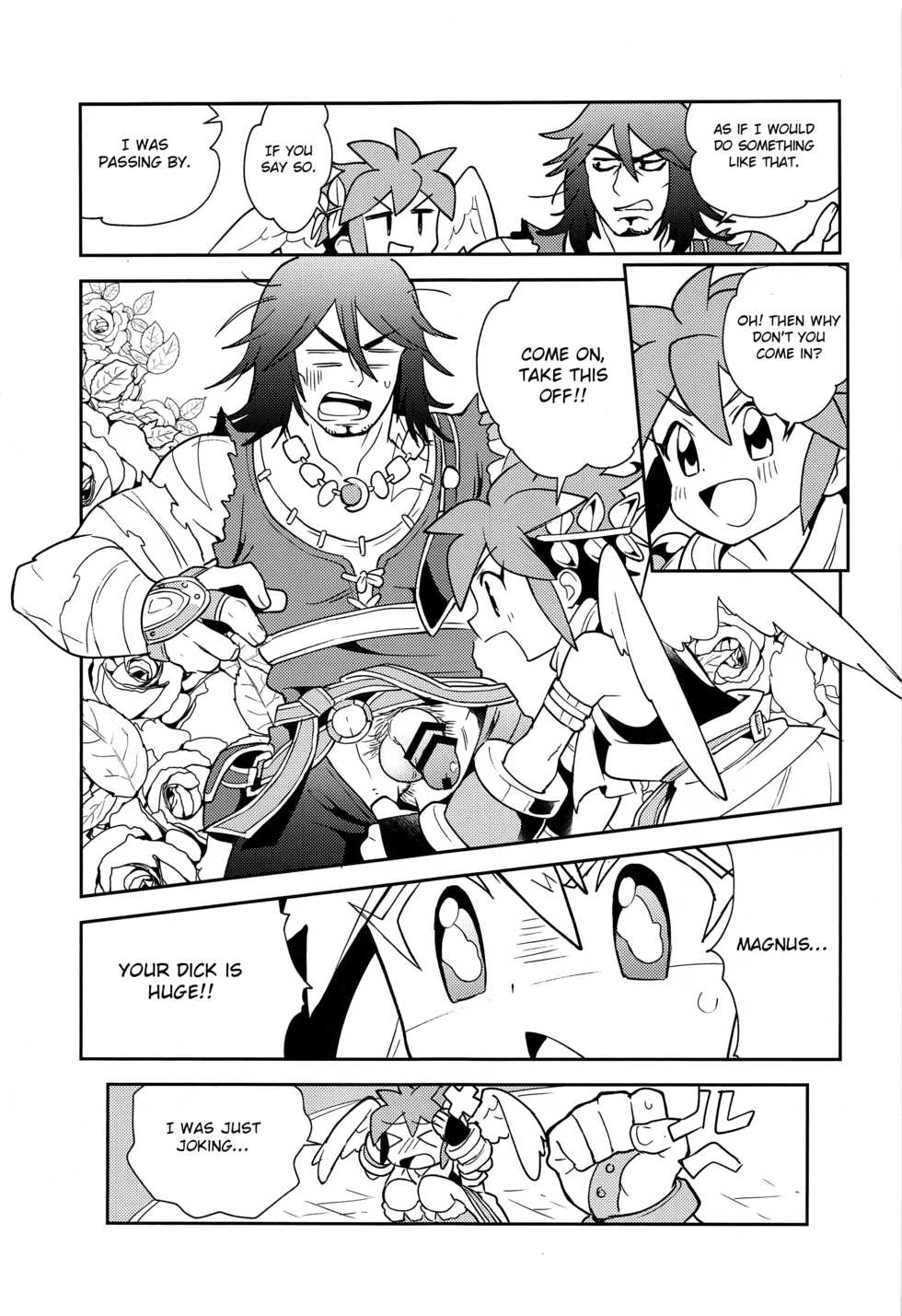 (ShotaFes 3) [Pometeor (Enotou)] Shinyakuseisho (Kid Icarus: Uprising) [English] [Otokonoko Scans] - Page 16