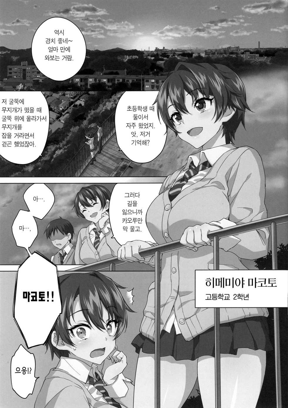 (C96) [Muchakai (Mucha)] Mako-chan Kaihatsu Nikki Preview Monochro Ban | 마코 개발 일기 프리뷰 흑백판 [Korean] [Team Edge] - Page 3
