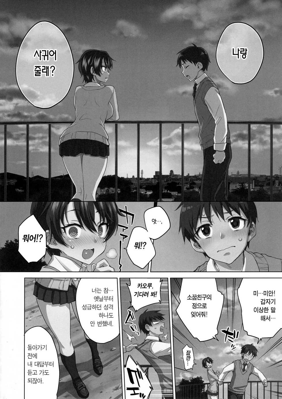 (C96) [Muchakai (Mucha)] Mako-chan Kaihatsu Nikki Preview Monochro Ban | 마코 개발 일기 프리뷰 흑백판 [Korean] [Team Edge] - Page 4