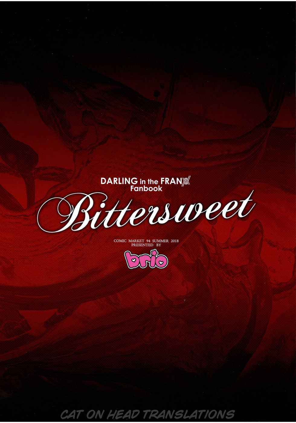 (C94) [Brio (Puyocha)] Bittersweet (DARLING in the FRANXX) [English] [Cat On Head] - Page 2