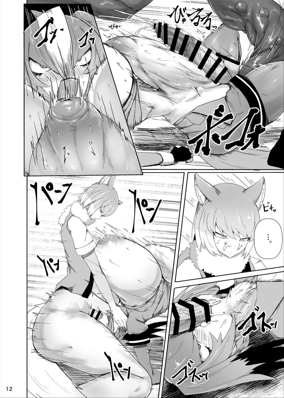 [Moujou Ishiki (Canvas Solaris)] Futanari to Hashibirokou-san to (Kemono Friends) [Digital] - Page 12