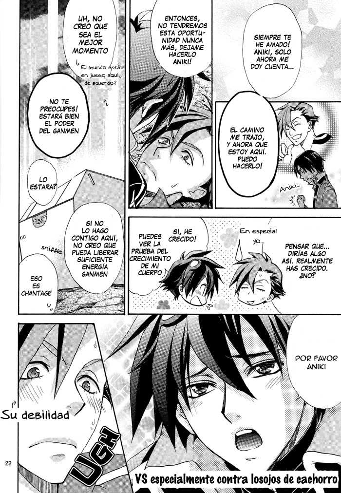 (C73) [Zaougumi (Zaou Taishi)] Gurenabe. (Tengen Toppa Gurren Lagann) [Spanish] [Junsuhiro] - Page 23