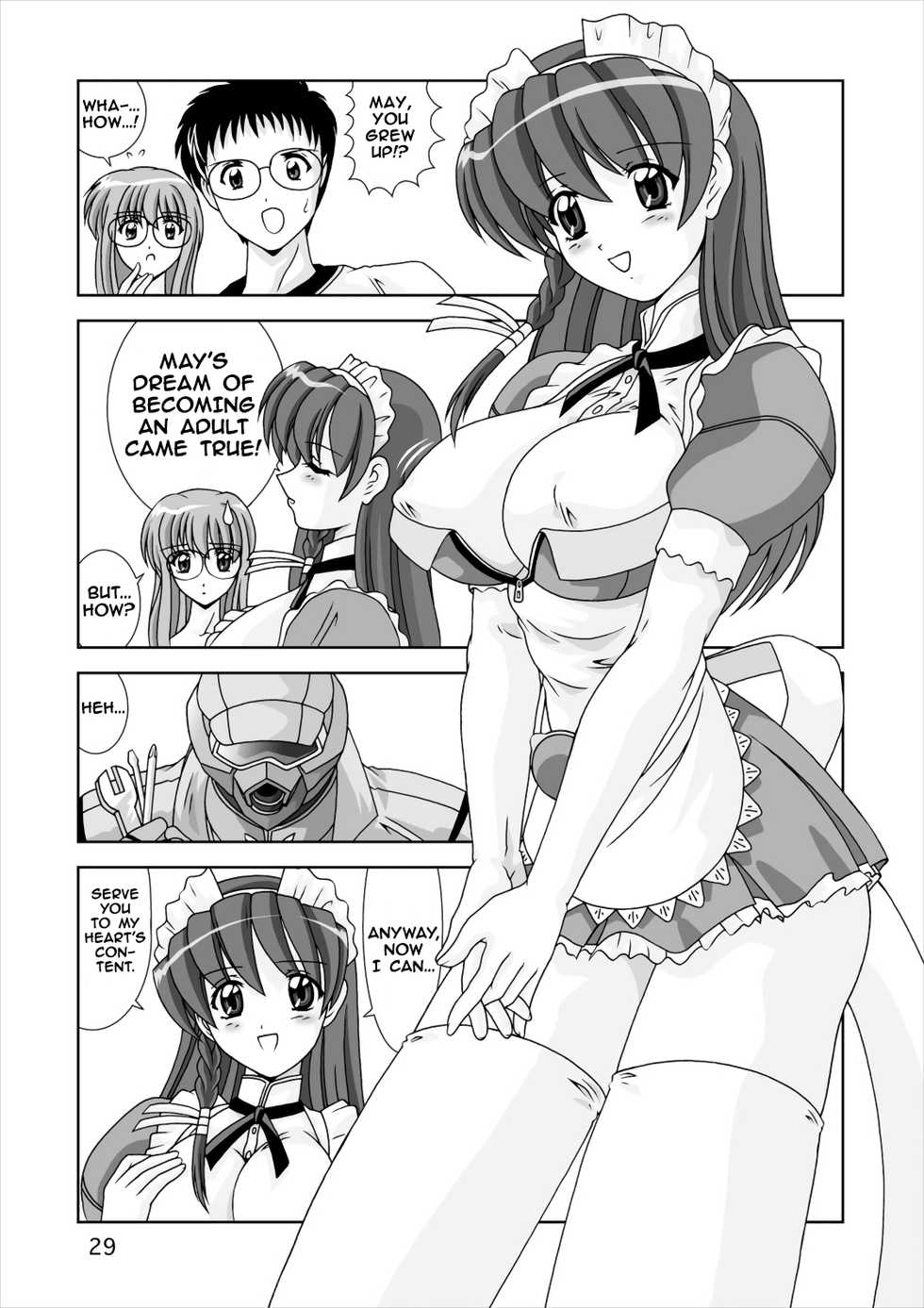 [Mental Specialist (Watanabe Yoshimasa)] Shiboritate | May I Offer a Squeeze? (Hand Maid May) [English] [EHCOVE] [Digital] - Page 29