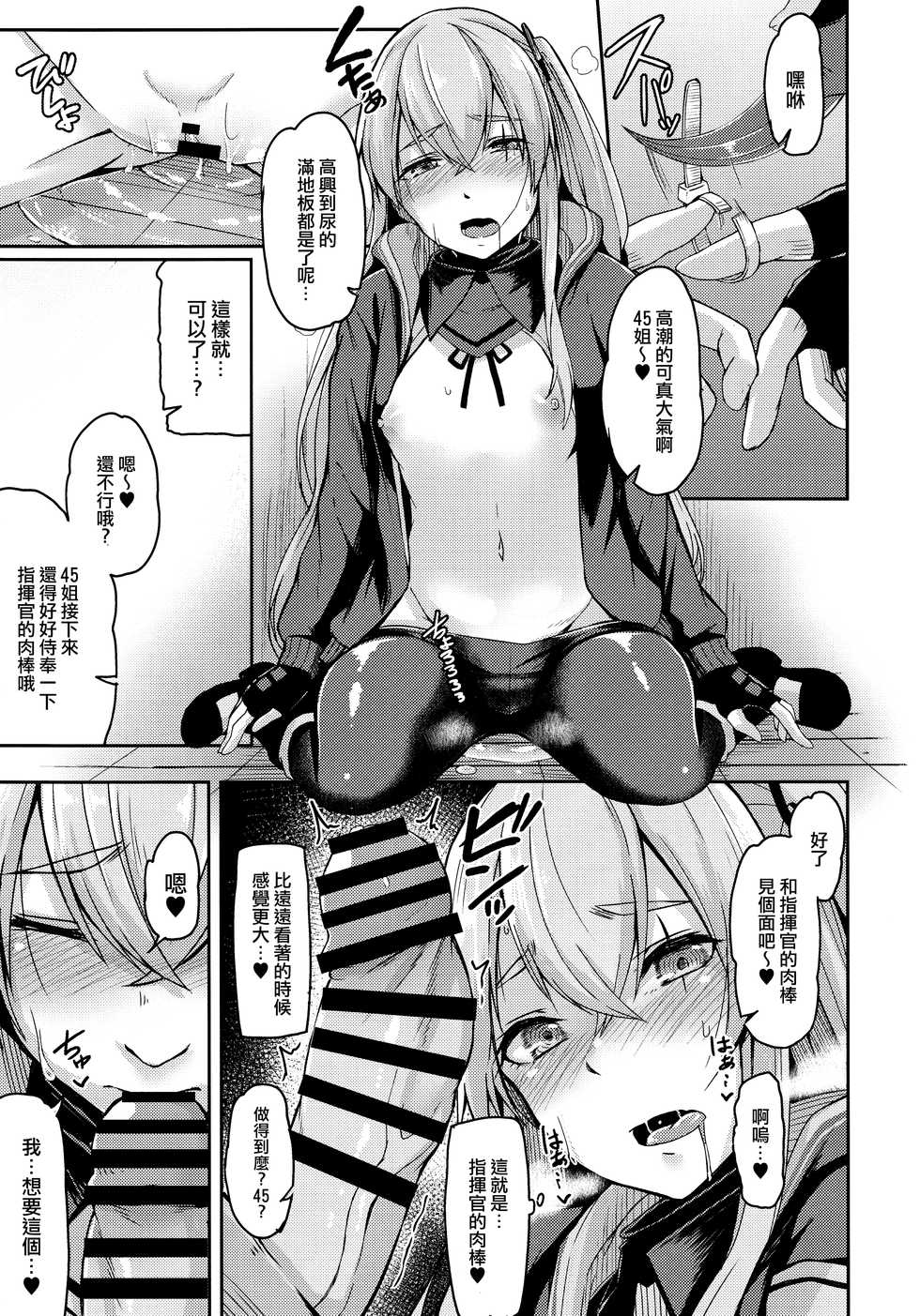 (C96) [ZIGZAG (Hirno)] UMP Kazoku Zoku Keikaku (Girls' Frontline) [Chinese] [活力少女戰線×無毒漢化組] - Page 12