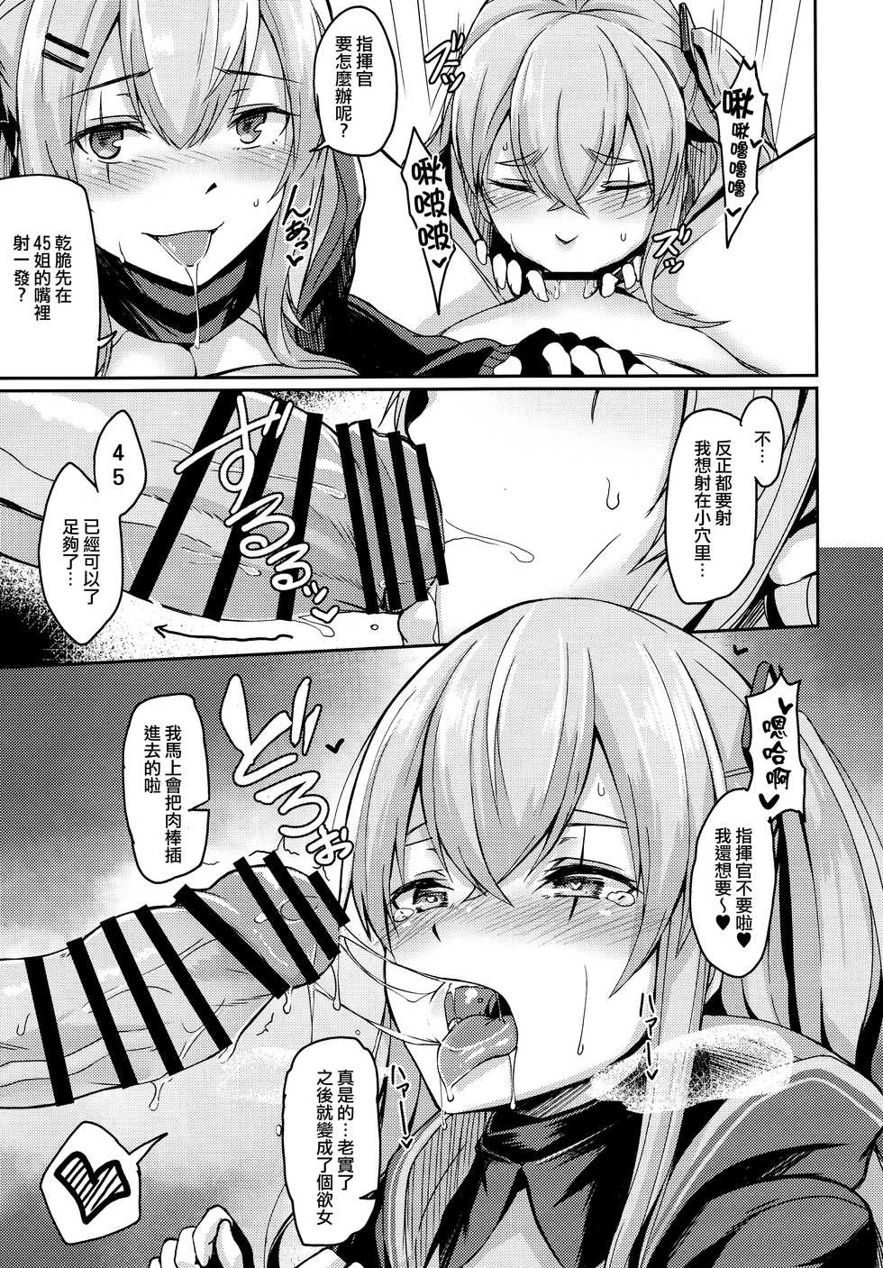 (C96) [ZIGZAG (Hirno)] UMP Kazoku Zoku Keikaku (Girls' Frontline) [Chinese] [活力少女戰線×無毒漢化組] - Page 14