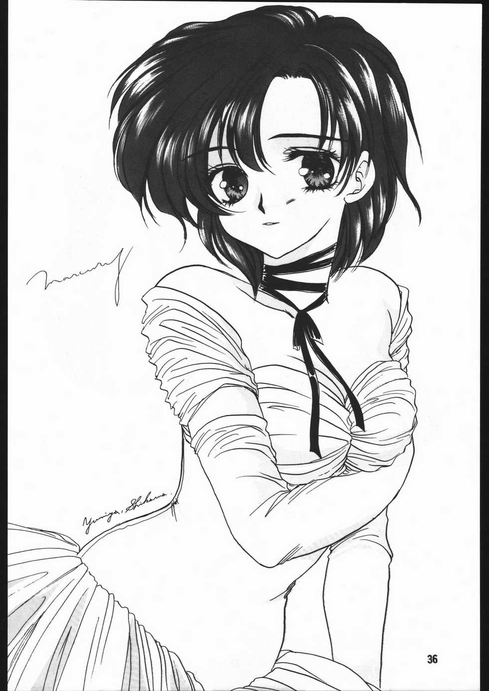 (C48) [Chimeishou (Ami Hideto)] Seirei Yakyoku Joukan - Rosenfeld IV (Bishoujo Senshi Sailor Moon) - Page 37