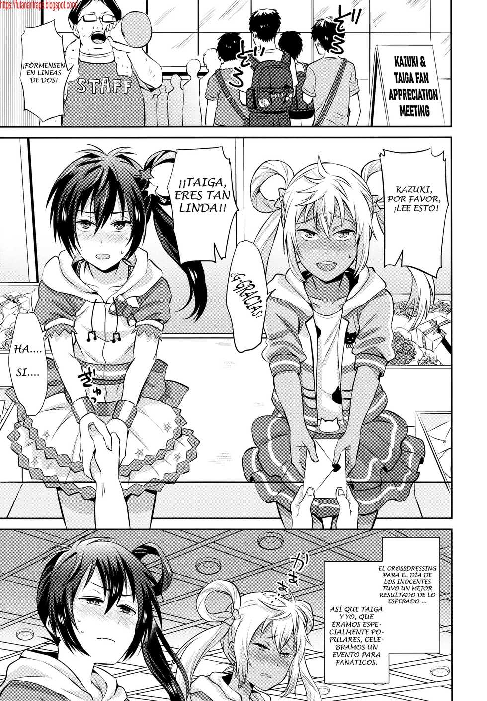 (C90) [Usamimi Syndrome (Erutasuku)] Mesuochic Love (KING OF PRISM by PrettyRhythm) [Spanish] [bananare22] [Incomplete] - Page 4