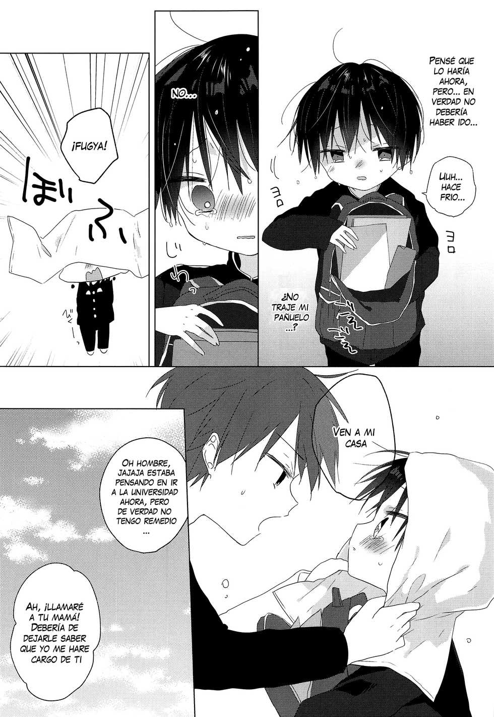 (ShotaFes 4) [OS tokku (Shikimura)] Jouzu ni Ikeru kana | Will I Make It Alright? [Spanish] [Shota Sekai] - Page 6