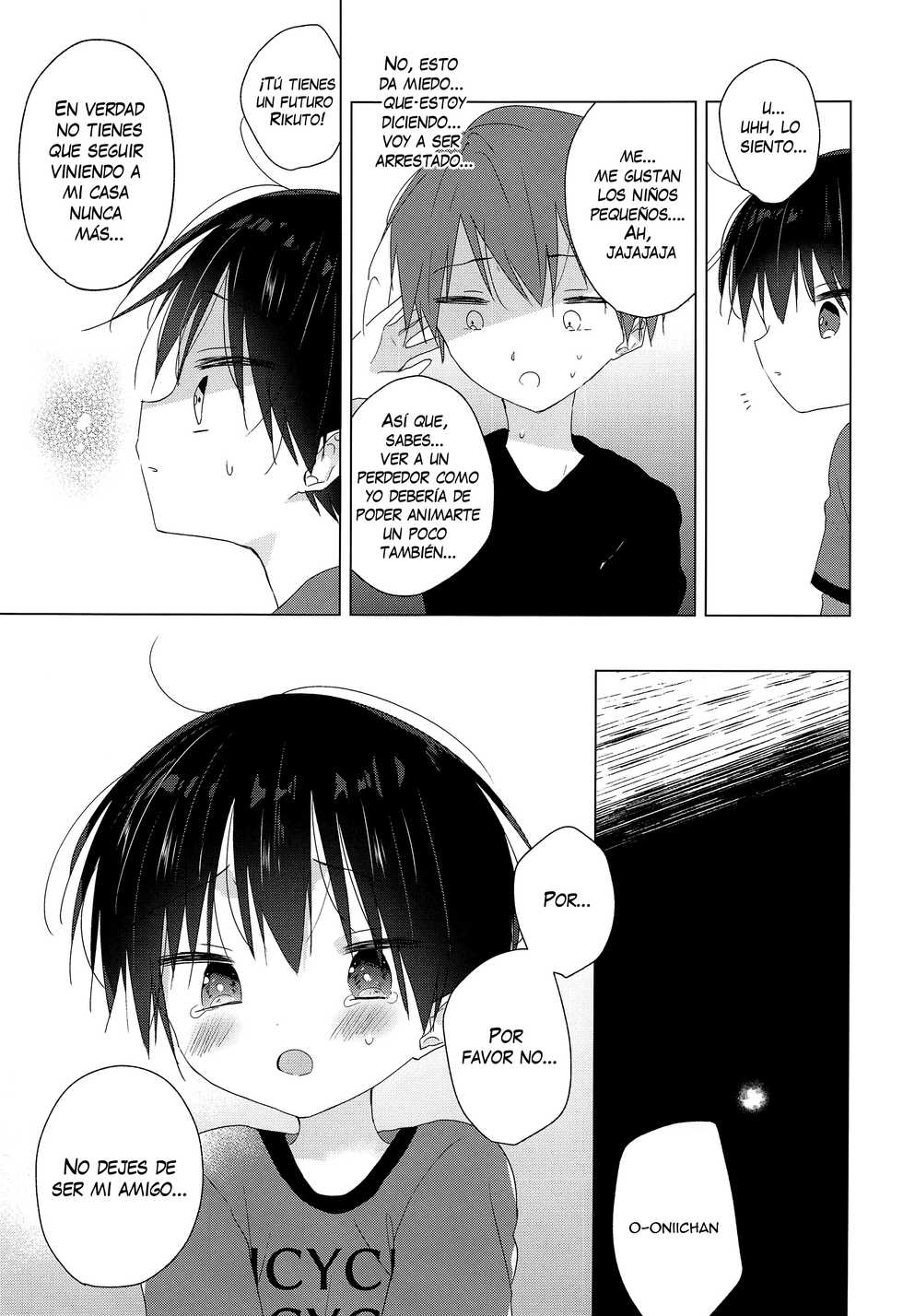 (ShotaFes 4) [OS tokku (Shikimura)] Jouzu ni Ikeru kana | Will I Make It Alright? [Spanish] [Shota Sekai] - Page 16