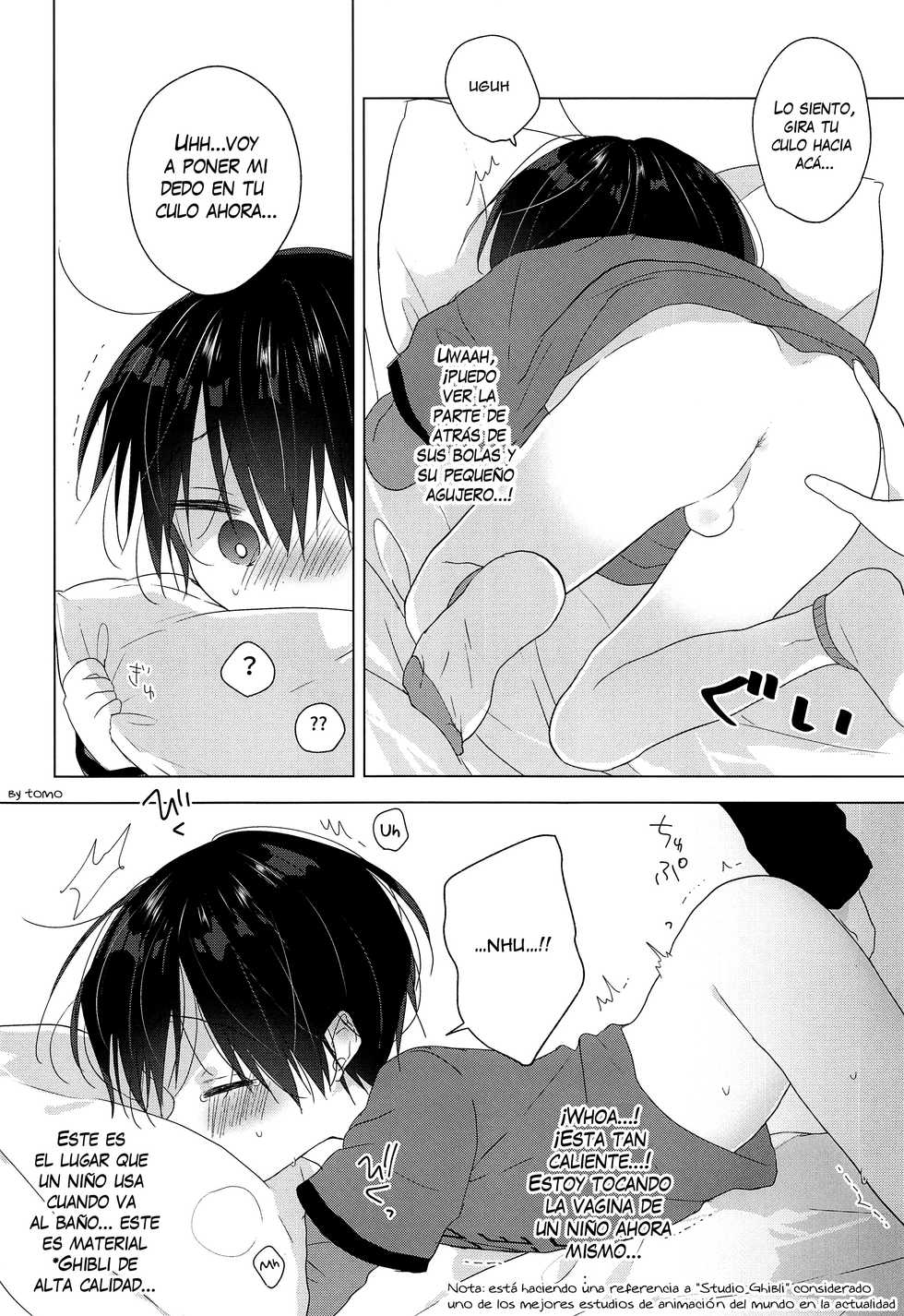 (ShotaFes 4) [OS tokku (Shikimura)] Jouzu ni Ikeru kana | Will I Make It Alright? [Spanish] [Shota Sekai] - Page 21