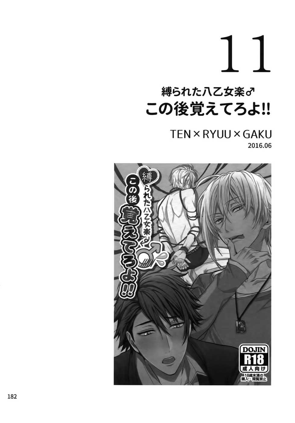 (SC2016 Summer) [Araburu Dragon (Rinunu, Sawa Minoru)] Shibarareta Yaotome Gaku Kono Ato Oboeteroyo!! | Yaotome Gaku tied up - He's not gonna forget about this!! (IDOLiSH7) [English] [Rainy] [Incomplete] - Page 2