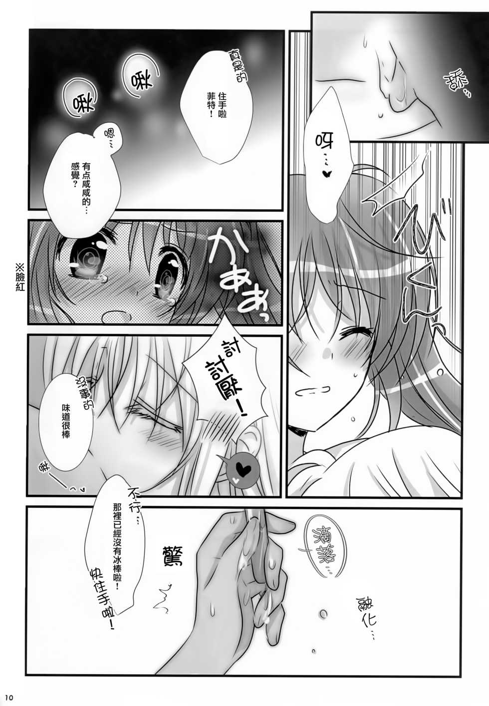 (C94) [Ameiro (Nanashiki)] Natsudoke (Mahou Shoujo Lyrical Nanoha) [Chinese] [大友同好会&豆腐磨坊漢化組] - Page 8