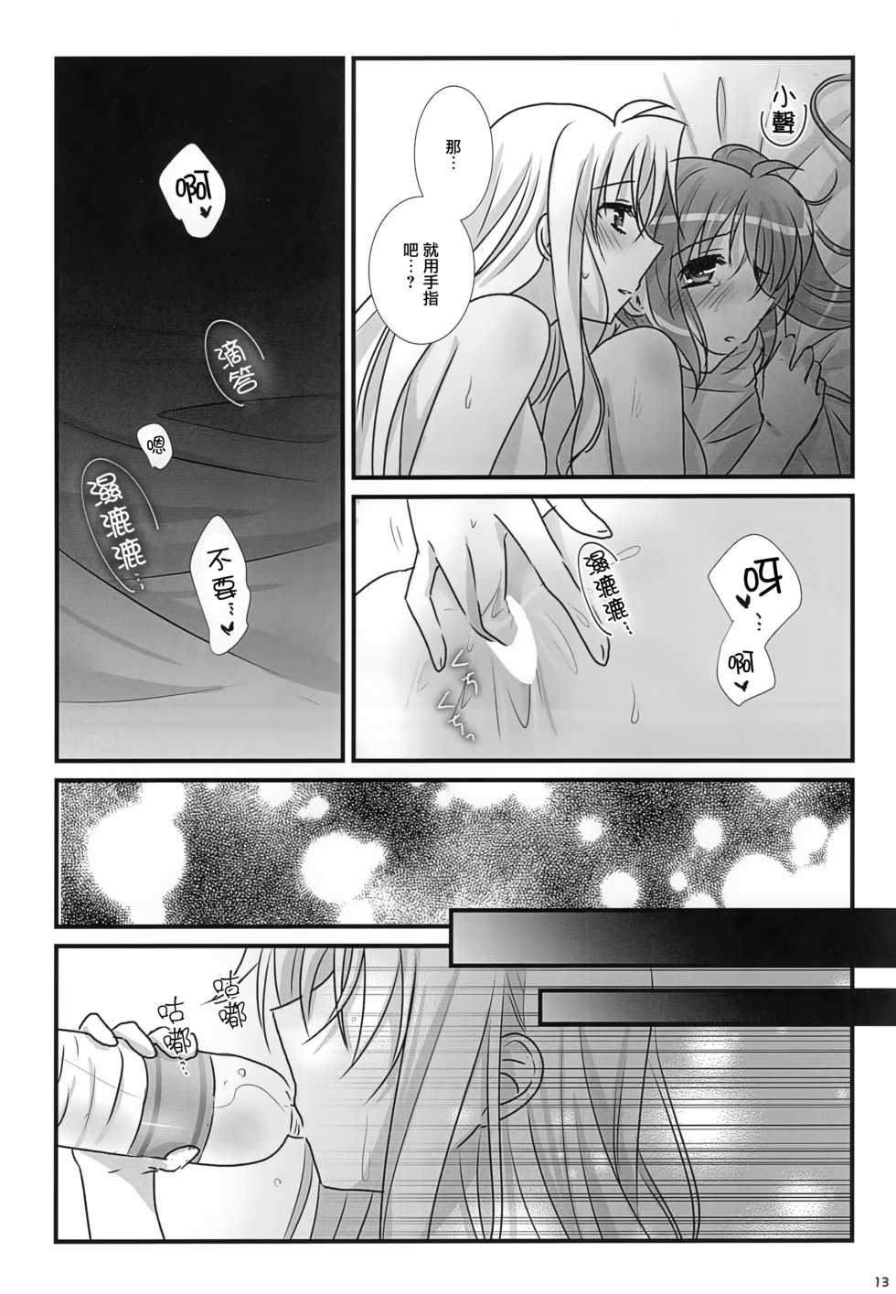 (C94) [Ameiro (Nanashiki)] Natsudoke (Mahou Shoujo Lyrical Nanoha) [Chinese] [大友同好会&豆腐磨坊漢化組] - Page 11