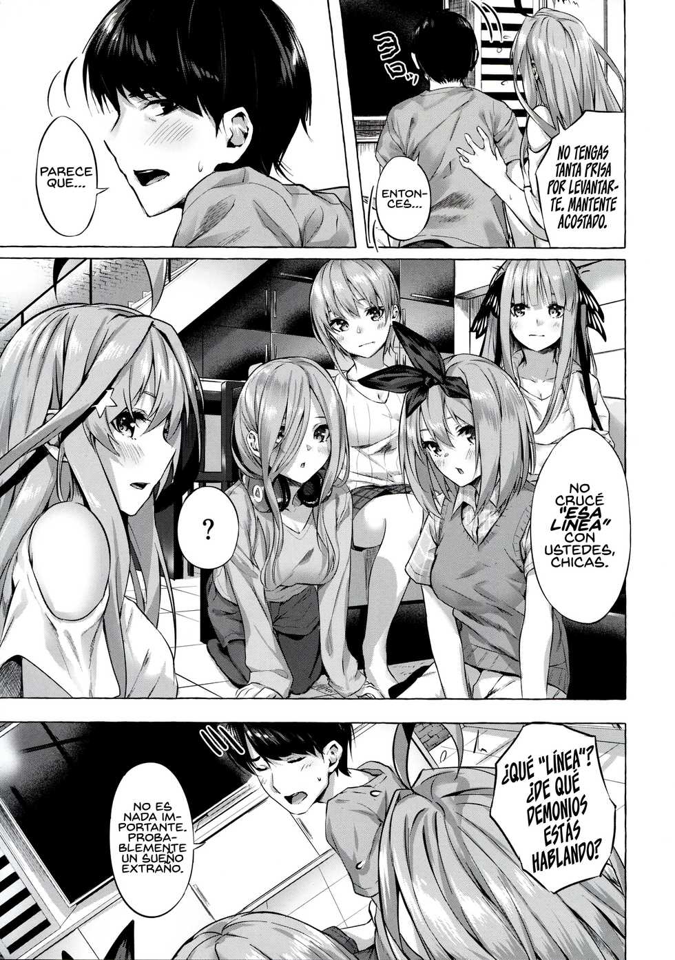 (C96) [Sawaraya Shoten (Sahara Gensei)] Gotoubun no Sorayume (Gotoubun no Hanayome) [Spanish] [Rakuen Translations] - Page 35