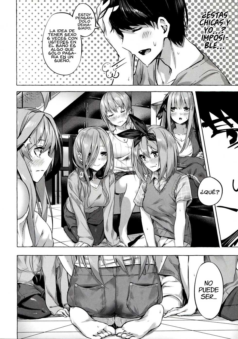 (C96) [Sawaraya Shoten (Sahara Gensei)] Gotoubun no Sorayume (Gotoubun no Hanayome) [Spanish] [Rakuen Translations] - Page 36
