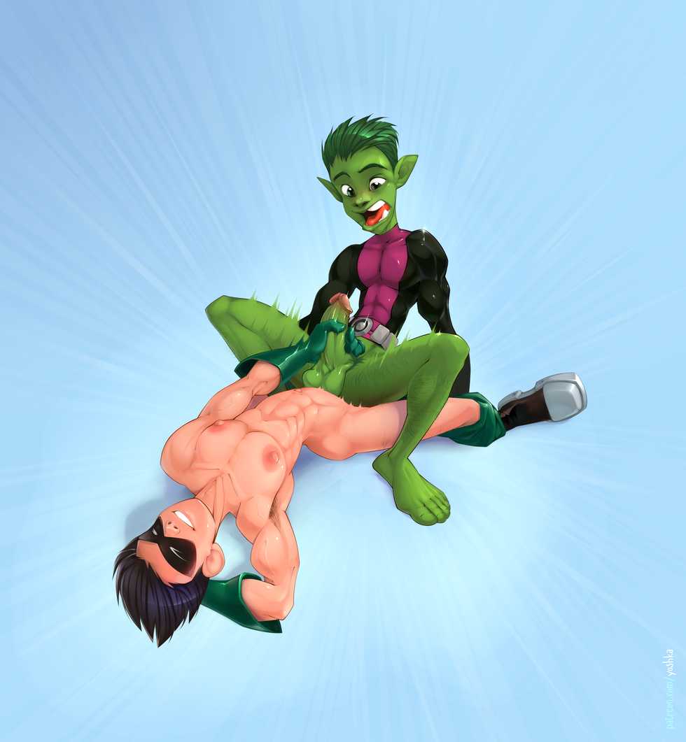 [Yoshka] Robin tops Beast Boy Reward (Teen Titans) - Page 7