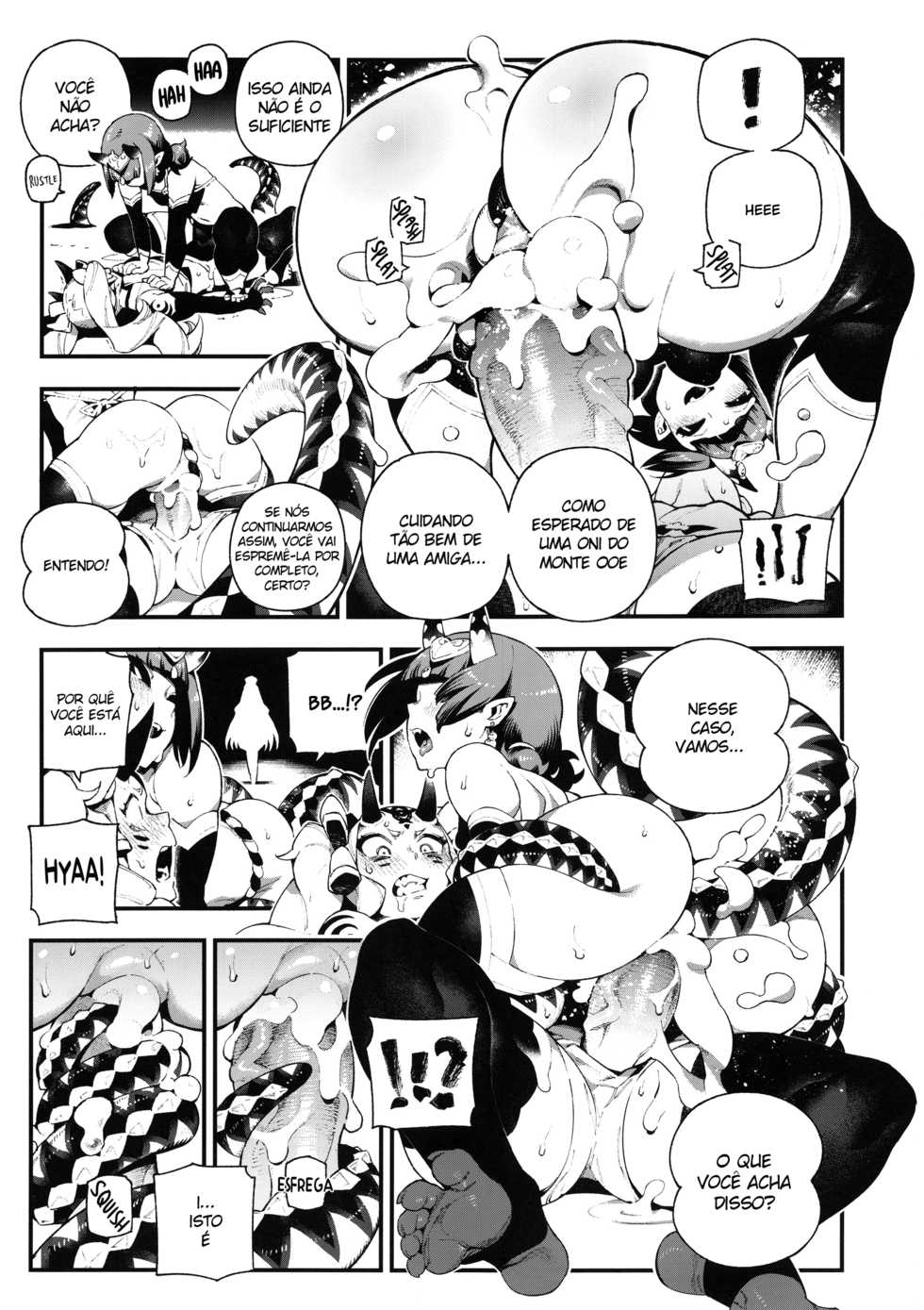 [Bear Hand (Fishine, Ireading)] CHALDEA MANIA - Oni & Ma | CHALDEA MANIA - Oni & Devil (Fate/Grand Order) [Portuguese-BR] [Guaxinim] [Decensored] - Page 13