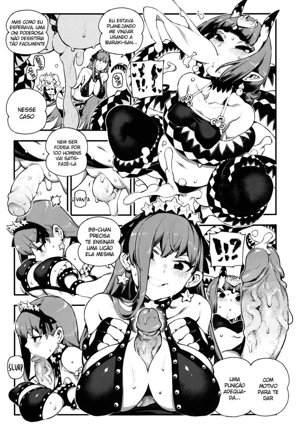 [Bear Hand (Fishine, Ireading)] CHALDEA MANIA - Oni & Ma | CHALDEA MANIA - Oni & Devil (Fate/Grand Order) [Portuguese-BR] [Guaxinim] [Decensored] - Page 15